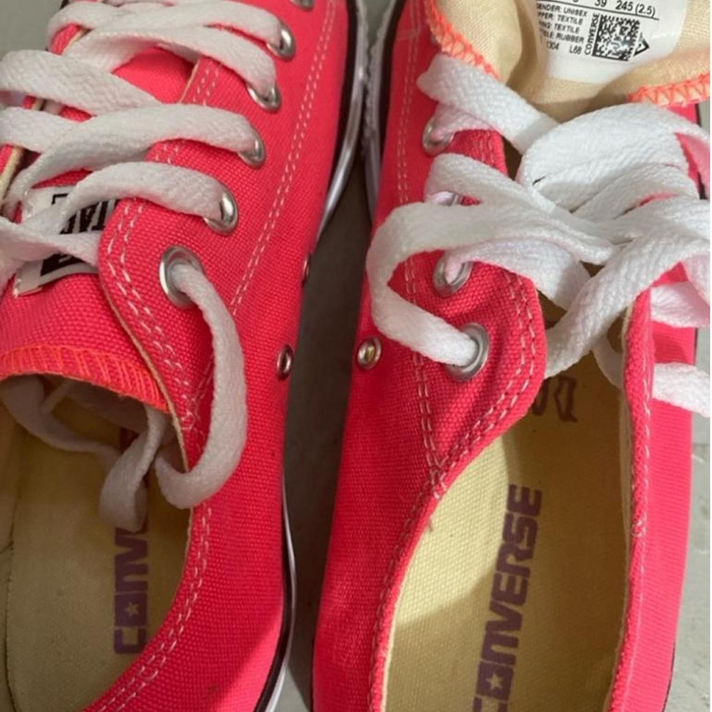 Converse All Day Star Low Astral Pink/White/Black Size M6 W8 - Picture 6 of 6